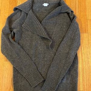 J Crew Cashmere sweater size S. Grey